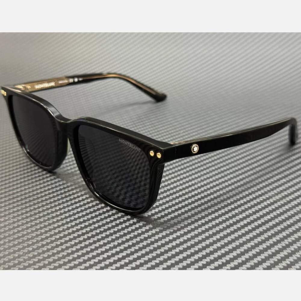 Mont Blanc Men's 55mm Large Sunglasses